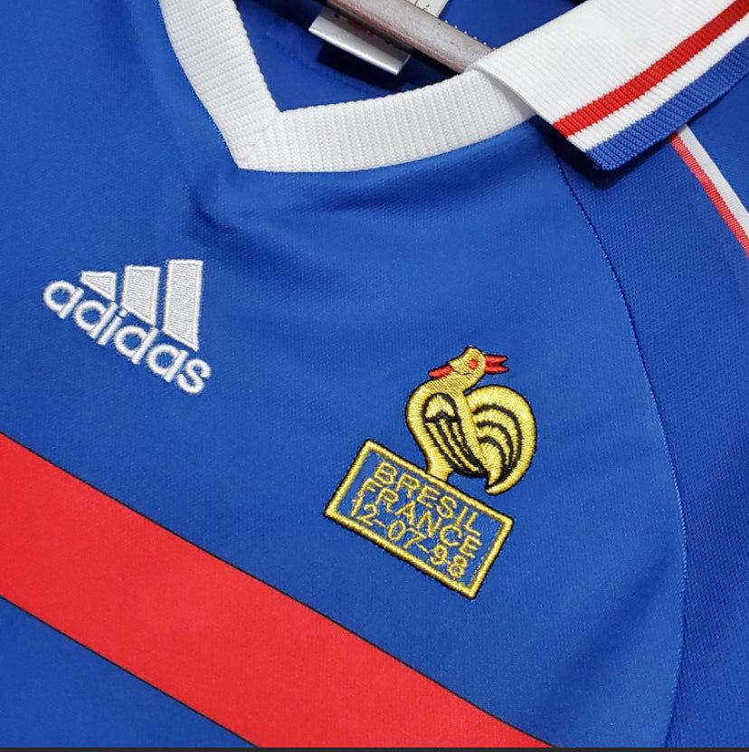 1998 France National Team Retro Home Kit