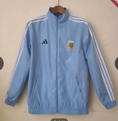 2022 World Cup Argentina Reversible Windbreaker blue/purple