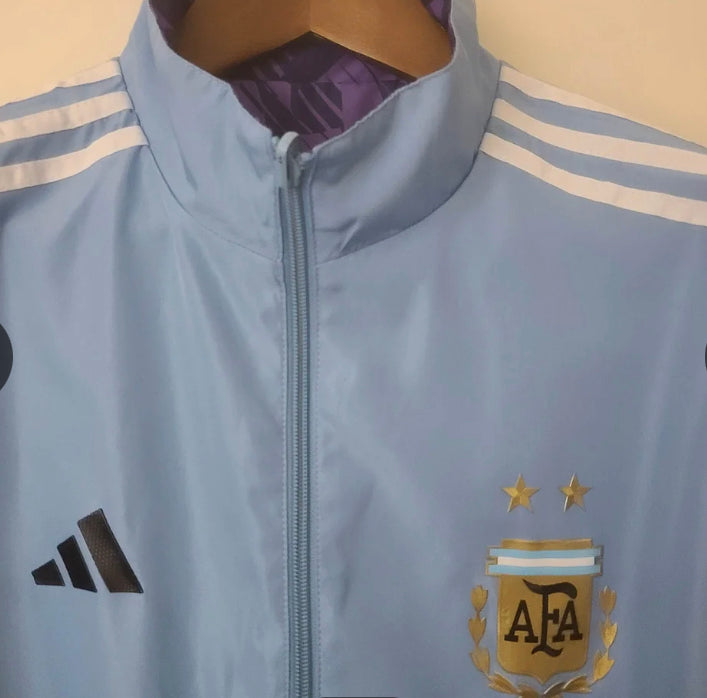 2022 World Cup Argentina Reversible Windbreaker blue/purple