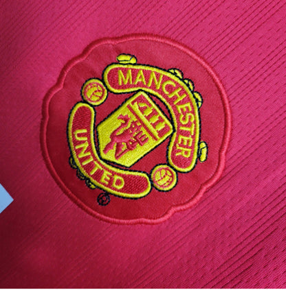 2007/08 Manchester United Retro Long Sleeves Home Kit